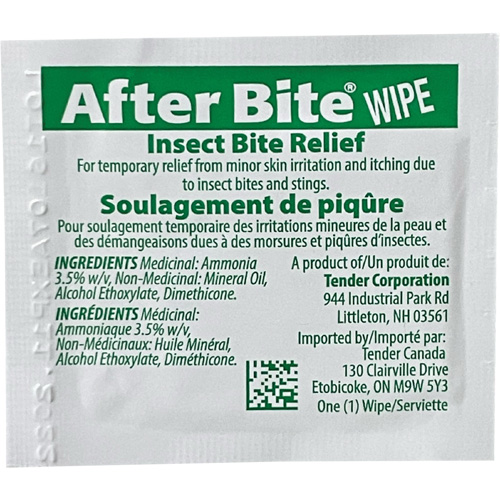 Tampons pour soulagement des piqûres d'insectes After Bite PB Rental Co. Ltd.