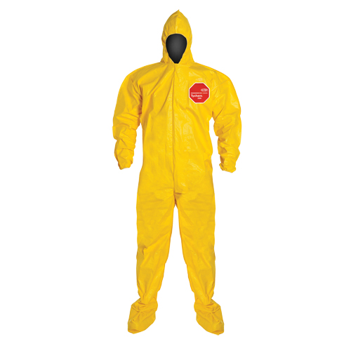 Coveralls, Medium, Yellow, Tychem&reg; 2000 PB Rental Co. Ltd.