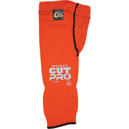 Memphis&reg; Sleeves With Thumb Hole, Kevlar&reg;, 14", ASTM ANSI Level A5, Orange PB Rental Co. Ltd.