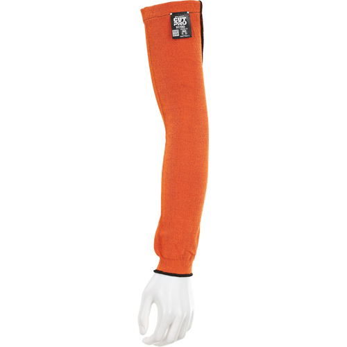 Manches Memphis avec trou pour le pouce, Kevlar, 18", ASTM ANSI niveau A5, Orange PB Rental Co. Ltd.