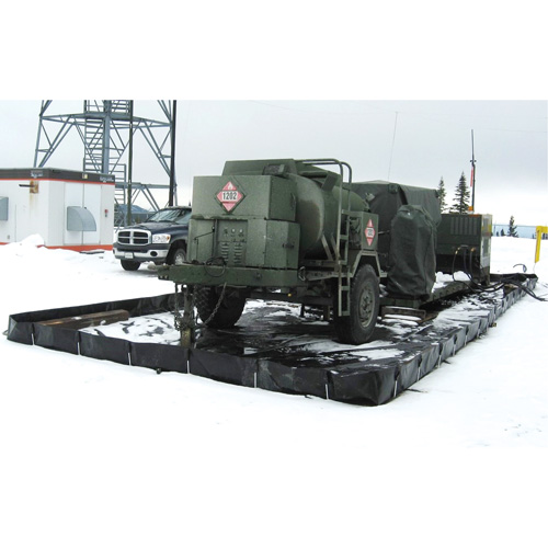 Insta-Berm L-Rod, 748 US gal. Capacity, 10' W x 10' L x 12" H, L-Bracket PB Rental Co. Ltd.