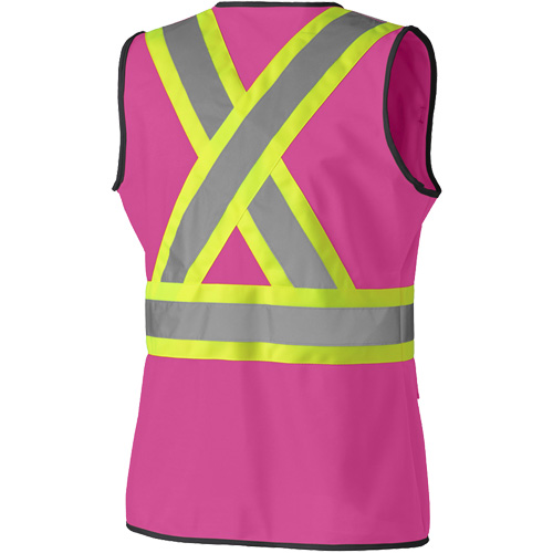 139PK Women's Safety Vest, Pink, X-Small, Polyester PB Rental Co. Ltd.