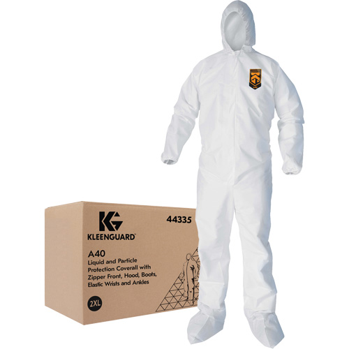 Combinaisons Kleenguard A40, 2T-Grand, Blanc, Microporeux PB Rental Co. Ltd.