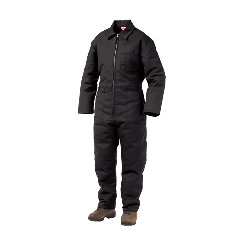 Lined Twill Coveralls, Men's, Black, Size Large PB Rental Co. Ltd.