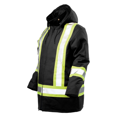 Parka de s&eacute;curit&eacute;, Noir, Grand PB Rental Co. Ltd.