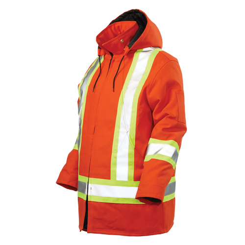 Parka de s&eacute;curit&eacute;, Orange haute visibilit&eacute;, Grand PB Rental Co. Ltd.