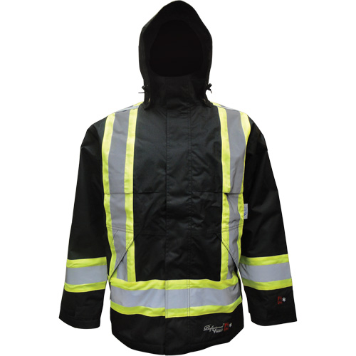 Insulated Jacket, Polyester/Polyurethane, Black, Small PB Rental Co. Ltd.