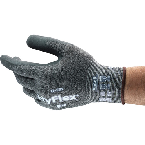 Hyflex&reg; Cut-Resistant Coated Glove, 6, Nitrile Coating, 18 Gauge, Nylon Shell PB Rental Co. Ltd.