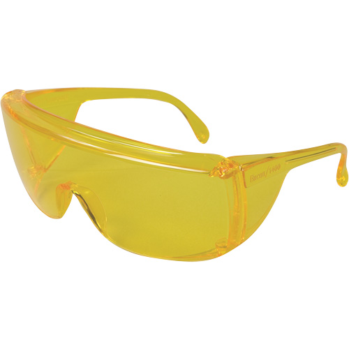 Lunettes de s&eacute;curit&eacute; s&eacute;rie 1400 Veratti Tuff Spec, Lentille Ambr&eacute;e, ANSI Z87+/R&eacute;pond ou surpasse la norme CSA Z94.3 PB Rental Co. Ltd.