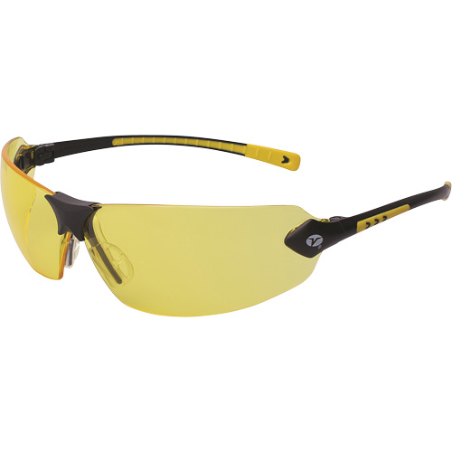 Lunettes de s&eacute;curit&eacute; Veratti 429, Lentille Ambr&eacute;e, Anti-&eacute;gratignures, ANSI Z87+/R&eacute;pond ou surpasse la norme CSA Z94.3 PB Rental Co. Ltd.