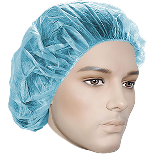 Bouffant Caps, Polypropylene, 18", Blue PB Rental Co. Ltd.