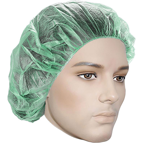 Bonnets bouffants, Polypropyl&egrave;ne, 21", Vert PB Rental Co. Ltd.