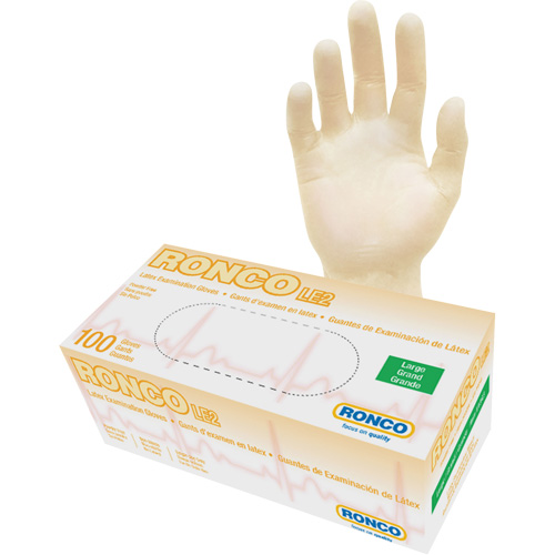 Disposable Gloves, Large, Latex, 4-mil, Powder-Free, Natural, Class 2 PB Rental Co. Ltd.