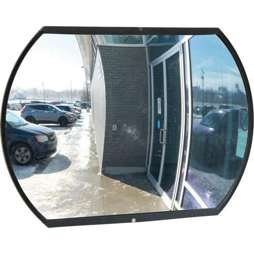Roundtangular Convex Mirror with Bracket, 24" H x 36" W, Indoor/Outdoor PB Rental Co. Ltd.