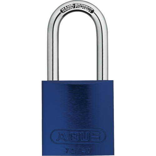 Cadenas de s&eacute;curit&eacute;, Bleu, Cl&eacute;s diff&eacute;rentes, Aluminium, Largeur de 1-1/2" PB Rental Co. Ltd.