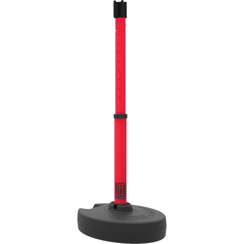 Base pour montant de barri&egrave;re PLUS, Hauteur de 42", Rouge PB Rental Co. Ltd.