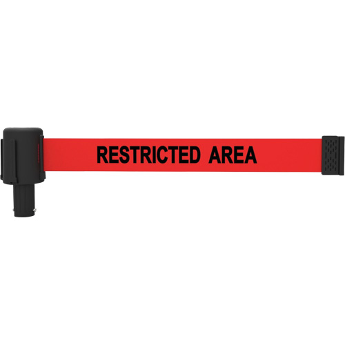 PLUS Banner Cassette, Restricted Area, 15', Red Tape PB Rental Co. Ltd.