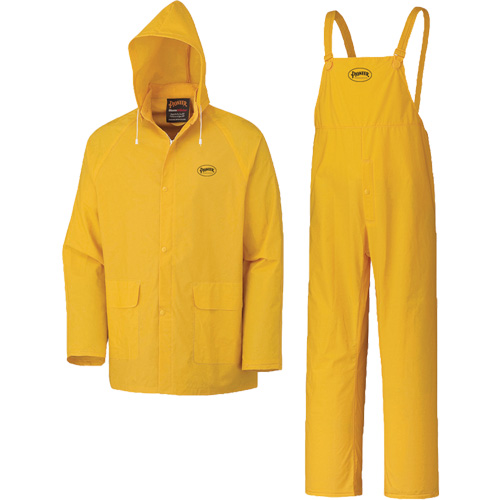 577 3-Piece Rain Suit, Polyester/PVC, 5X-Large, Yellow PB Rental Co. Ltd.