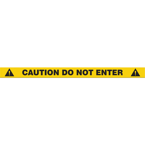 Marqueur robuste pour le sol Tough-Mark, Rectangle, 48" lo x 2" la, Jaune, Poly&eacute;thyl&egrave;ne PB Rental Co. Ltd.