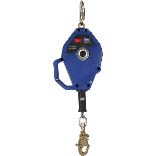 Cordage de s&eacute;curit&eacute; autor&eacute;tractable avec verrouillage intelligent, 30', Acier galvanis&eacute;, Pivotant PB Rental Co. Ltd.