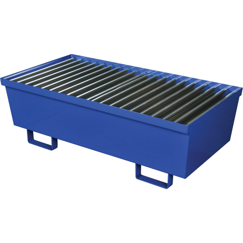 Steel Spill Containment Pallet, 74 US gal. Spill Capacity, 27" x 51.25" x 13" PB Rental Co. Ltd.