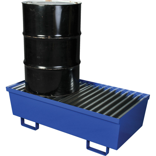 Steel Spill Containment Pallet, 74 US gal. Spill Capacity, 27" x 51.25" x 13" PB Rental Co. Ltd.
