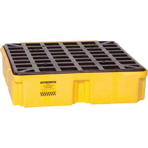 Modular Spill Platform, 15 US gal. Spill Capacity, 26" x 26.25" x 6.5" PB Rental Co. Ltd.