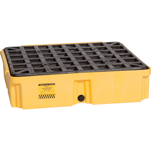 Plateforme de d&eacute;versement modulaire, Capacit&eacute; de d&eacute;versement 15 gal. US, 26" x 26,25" x 6,5" PB Rental Co. Ltd.