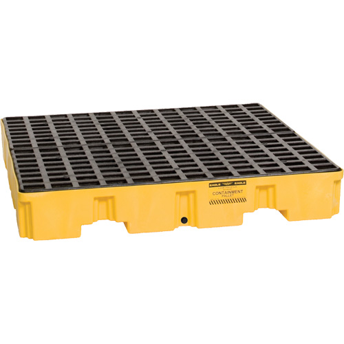 Palette de confinement des d&eacute;versements, Capacit&eacute; de d&eacute;versement 66 gal. US, 51,5'' x 51,5'' x 8" PB Rental Co. Ltd.
