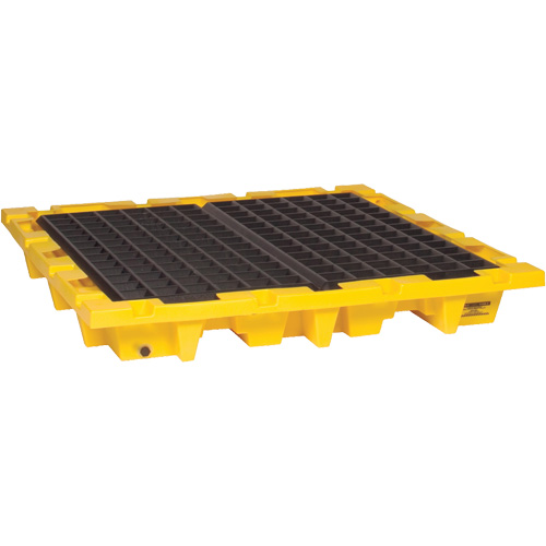 Palette de confinement des d&eacute;versements, Capacit&eacute; de d&eacute;versement 66 gal. US, 58,5" x 58,5" x 7,75" PB Rental Co. Ltd.