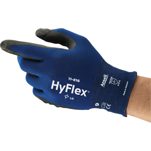 Hyflex&reg; 11-816 Glove, 6, Foam Nitrile Coating, 18 Gauge, Nylon/Spandex Shell PB Rental Co. Ltd.