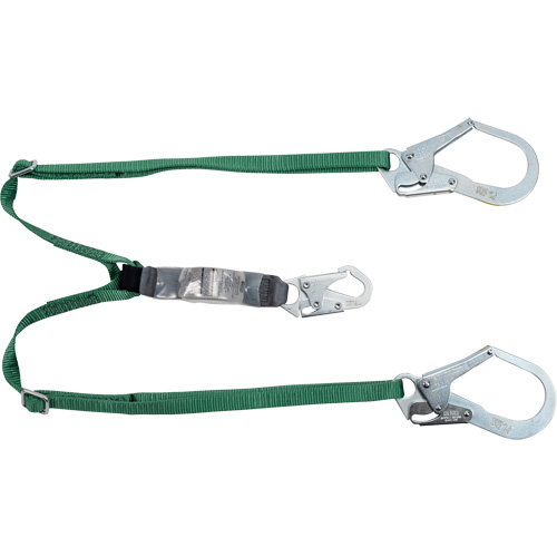 V-Series Lanyard, 6', Rebar Hook Center, Snap Hook Leg Ends, Polyester PB Rental Co. Ltd.
