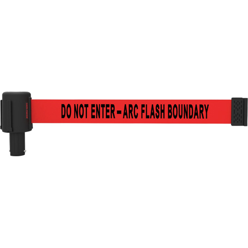 Cassette de banni&egrave;re PLUS, Do Not Enter - Arc Flash Boundary, 15', Ruban Rouge PB Rental Co. Ltd.