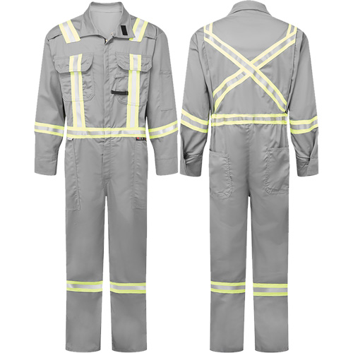 UltraSoft&reg; 7 oz. Deluxe Coveralls, Size 42, Grey PB Rental Co. Ltd.