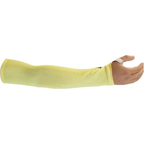 Cut-Resistant Sleeves, Kevlar&reg;, 14", ASTM ANSI Level A4, Yellow PB Rental Co. Ltd.