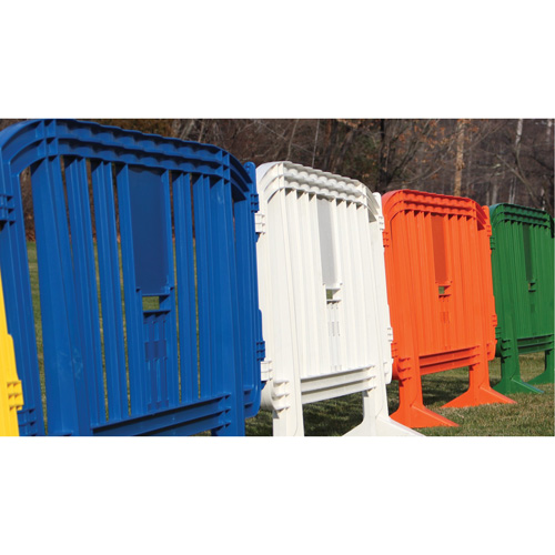 Minit Barricade, Interlocking, 49" L x 39" H, Orange PB Rental Co. Ltd.