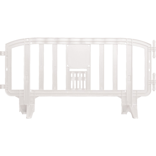 Movit Barricade, Interlocking, 78" L x 39" H, White PB Rental Co. Ltd.