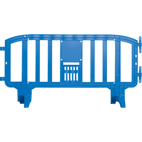 Movit Barricade, Interlocking, 78" L x 39" H, Blue PB Rental Co. Ltd.