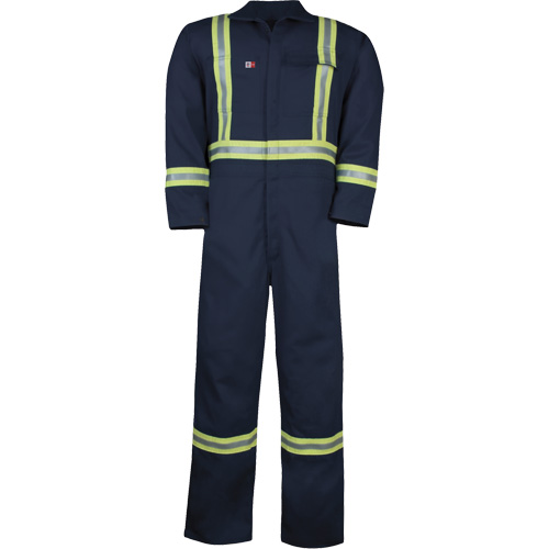 Combinaison non doubl&eacute;e Westex UltraSoft, Taille Grand (grande taille), Bleu marine, 12,4 cal/cm2 PB Rental Co. Ltd.