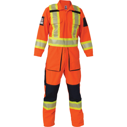 Combinaison ind&eacute;chirable, Moyen (grande taille), Orange haute visibilit&eacute; PB Rental Co. Ltd.