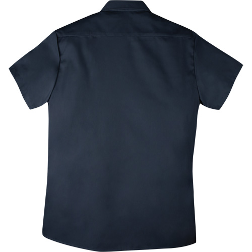 Chemise de travail &agrave; manches courtes en tissu crois&eacute; avec boutons-pression, Hommes, Moyen (grande taille), Bleu marin PB Rental Co. Ltd.
