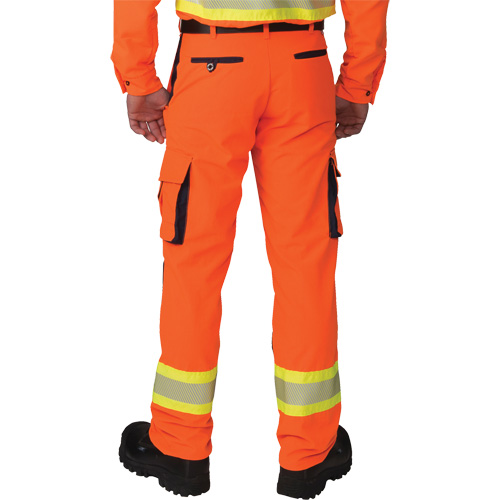 Ripstop High-Visibility Cargo Pants, Polyester, 28, High Visibility Orange PB Rental Co. Ltd.