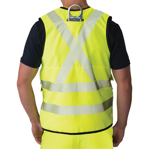 Veste antid&eacute;chirure pour arpenteur, Jaune lime haute visibilit&eacute;, Petit, Polyester PB Rental Co. Ltd.