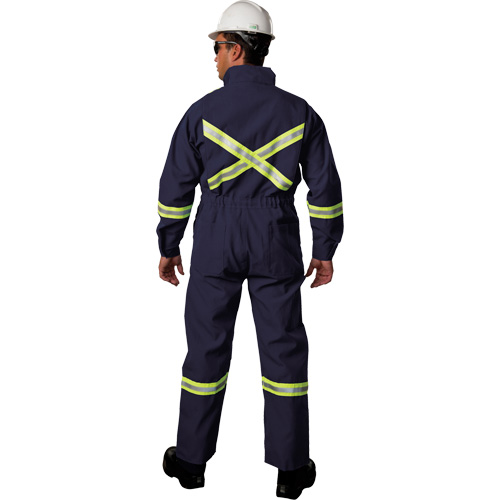 Westex UltraSoft&reg; Deluxe Coveralls with Reflective Material, Size 36 (Tall), Navy Blue, 8.7 cal/cm² PB Rental Co. Ltd.