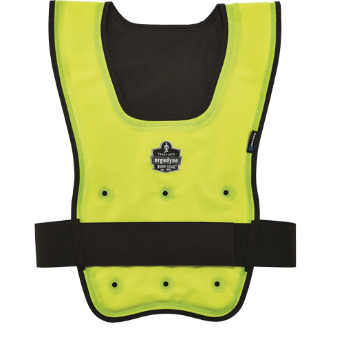 Veste refroidissante &agrave; &eacute;vaporation s&egrave;che &eacute;conomique Chill-Its 6687, Grand/T-Grand, Jaune lime haute visibilit&eacute; PB Rental Co. Ltd.