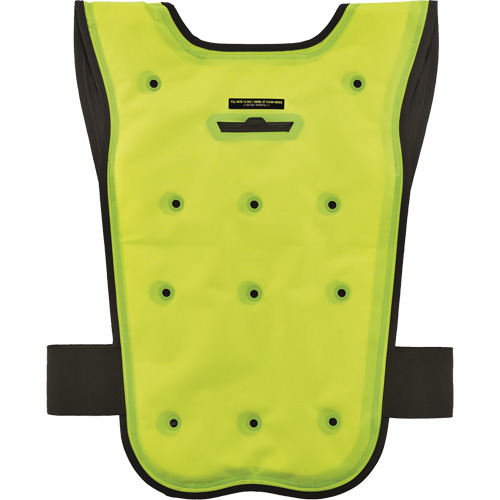 Veste refroidissante &agrave; &eacute;vaporation s&egrave;che &eacute;conomique Chill-Its 6687, Grand/T-Grand, Jaune lime haute visibilit&eacute; PB Rental Co. Ltd.