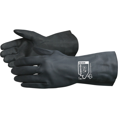 Chemstop Lined Chemical-Resistant Gloves, Size 7, 12" L, Neoprene, Flock-Lined Inner Lining, 30-mil PB Rental Co. Ltd.