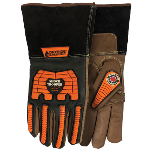 5785G Shock Trooper Gloves, X-Small, Goatskin Palm, Gauntlet Cuff PB Rental Co. Ltd.