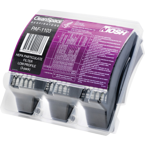 Filtres HEPA minces, Particules, Paquet de 3 PB Rental Co. Ltd.