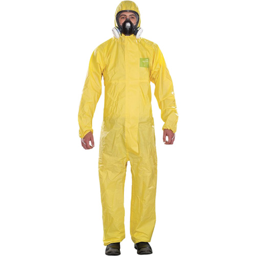 Combinaisons jetables pour usage mod&eacute;r&eacute; Microchem, Petit, Jaune, Polypropyl&egrave;ne PB Rental Co. Ltd.